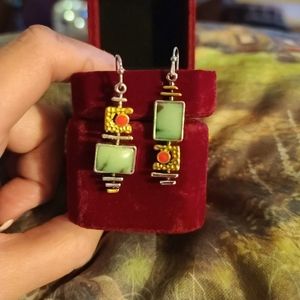 Unusual Beauty - 1 1/4 inch earrings